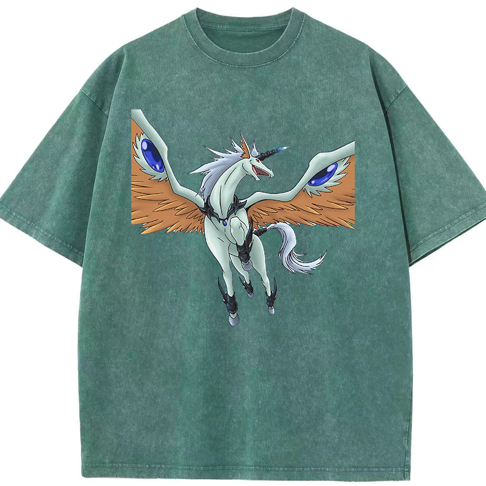 （画像用） 遊☆戯☆王 Yu-Gi-Oh! 綿100% ヴィンテージ風 半袖Tシャツ（フロントプリント）